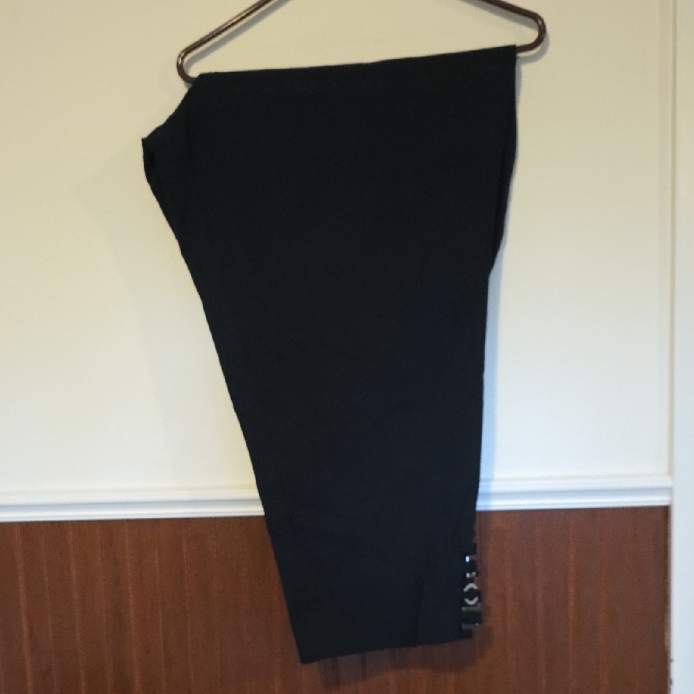 JM Collection Plus Black Slim Pants